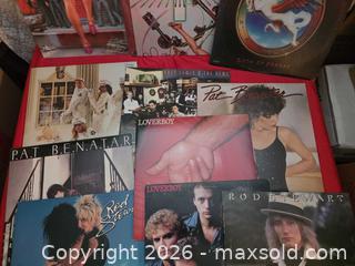 MaxSold Auction: ROCK Album mixture Lot  - 11 total - Greece (New York, USA) SELLER MANAGED Downsizing Online Auction -  Joanne Drive (STORAGE)