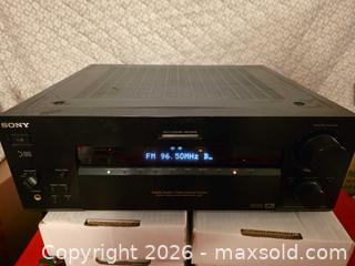 MaxSold Auction: Sony STR-DB930 5.1 AV Receiver - Black - Greece (New York, USA) SELLER MANAGED Downsizing Online Auction -  Joanne Drive (STORAGE)