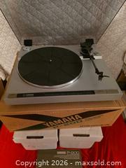 MaxSold Auction: YAMAHA P-200 TURNTABLE  - Greece (New York, USA) SELLER MANAGED Downsizing Online Auction -  Joanne Drive (STORAGE)