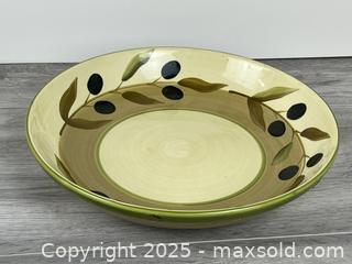 MaxSold Auction: Bowring Hand-Painted Decorative Serving Bowl / Deep Plate - Whitby (Ontario, Canada) SELLER MANAGED Downsizing Online Auction - Dundas Street E (STORAGE)