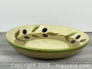 MaxSold Auction: Bowring Hand-Painted Decorative Serving Bowl / Deep Plate - Whitby (Ontario, Canada) SELLER MANAGED Downsizing Online Auction - Dundas Street E (STORAGE)