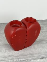 MaxSold Auction: Broken Heart Candle Holders - Whitby (Ontario, Canada) SELLER MANAGED Downsizing Online Auction - Dundas Street E (STORAGE)
