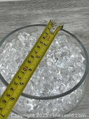 MaxSold Auction: Decorative Glass Serving Bowl with Decorative Crystal-Look Fill Pieces - Whitby (Ontario, Canada) SELLER MANAGED Downsizing Online Auction - Dundas Street E (STORAGE)