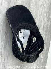 MaxSold Auction: Lanza USA NY New York Black &#38; White Pinstripe Baseball Hat / Cap - Whitby (Ontario, Canada) SELLER MANAGED Downsizing Online Auction - Dundas Street E (STORAGE)