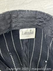 MaxSold Auction: Lanza USA NY New York Black &#38; White Pinstripe Baseball Hat / Cap - Whitby (Ontario, Canada) SELLER MANAGED Downsizing Online Auction - Dundas Street E (STORAGE)