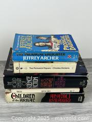 MaxSold Auction: Lot of Books (Charles Dickens, Jeffrey Archer, Anatoli Rybakou, &#38; more!) - Whitby (Ontario, Canada) SELLER MANAGED Downsizing Online Auction - Dundas Street E (STORAGE)