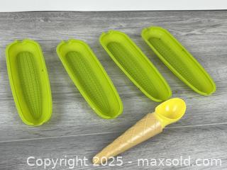 MaxSold Auction: Lot of Novelty Kitchen Gadgets (Corn on the Cob Trays, Ice Cream Scoop) - Whitby (Ontario, Canada) SELLER MANAGED Downsizing Online Auction - Dundas Street E (STORAGE)