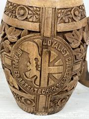 MaxSold Auction: Loyalist College Hand Carved Wooden Mug - Whitby (Ontario, Canada) SELLER MANAGED Downsizing Online Auction - Dundas Street E (STORAGE)