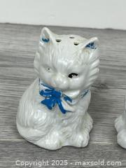 MaxSold Auction: Retro / Vintage White Ceramic Cat / Kitten Salt &#38; Pepper Shakers - Whitby (Ontario, Canada) SELLER MANAGED Downsizing Online Auction - Dundas Street E (STORAGE)
