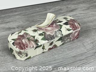 MaxSold Auction: Rosalin Vintage Floral Covered Dish - Whitby (Ontario, Canada) SELLER MANAGED Downsizing Online Auction - Dundas Street E (STORAGE)