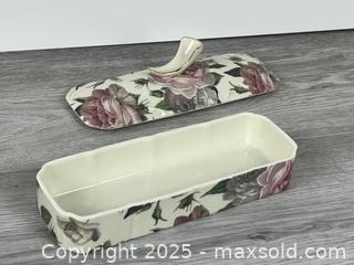 MaxSold Auction: Rosalin Vintage Floral Covered Dish - Whitby (Ontario, Canada) SELLER MANAGED Downsizing Online Auction - Dundas Street E (STORAGE)