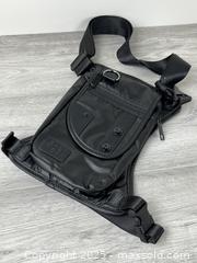 MaxSold Auction: S-Ly Ness Black Vinyl Hiking / Biking Leg Bag - Whitby (Ontario, Canada) SELLER MANAGED Downsizing Online Auction - Dundas Street E (STORAGE)