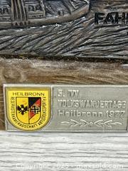 MaxSold Auction: Small Vintage German Metal Statuette of Horses Pulling a Ship - Whitby (Ontario, Canada) SELLER MANAGED Downsizing Online Auction - Dundas Street E (STORAGE)