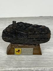 MaxSold Auction: Small Vintage German Metal Statuette of Horses Pulling a Ship - Whitby (Ontario, Canada) SELLER MANAGED Downsizing Online Auction - Dundas Street E (STORAGE)