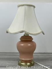 MaxSold Auction: Vintage Pastel Pink Table Lamp - Whitby (Ontario, Canada) SELLER MANAGED Downsizing Online Auction - Dundas Street E (STORAGE)