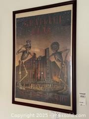 MaxSold Auction: Framed The Grateful Dead Concert Poster — Radio City 1980 B - Los Angeles (California, USA) Estate Sale Online Auction - La Castana Drive