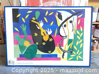 MaxSold Auction: Henri Matisse Tristesse du roi 1952 Framed Print B - Los Angeles (California, USA) Estate Sale Online Auction - La Castana Drive
