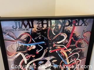 MaxSold Auction: Jimi Hendrix 1969 Concert Poster - Framed Print B - Los Angeles (California, USA) Estate Sale Online Auction - La Castana Drive