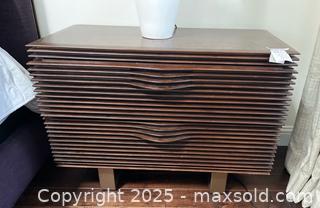MaxSold Auction: MCM Studio One Wooden Nightstand B - Los Angeles (California, USA) Estate Sale Online Auction - La Castana Drive