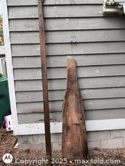 MaxSold Auction: 9 foot tall hand saw for tree limbs with ironing board - Loyalist (Ontario, Canada) SELLER MANAGED Estate Sale Online Auction - County Road 2