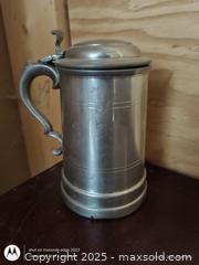 MaxSold Auction: antique Pewter Tankard With lid - Loyalist (Ontario, Canada) SELLER MANAGED Estate Sale Online Auction - County Road 2