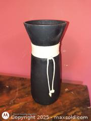 MaxSold Auction: black glass vase with rope string  - Loyalist (Ontario, Canada) SELLER MANAGED Estate Sale Online Auction - County Road 2