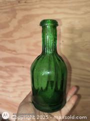 MaxSold Auction: blown glass green bottle. antique - Loyalist (Ontario, Canada) SELLER MANAGED Estate Sale Online Auction - County Road 2