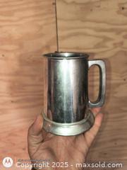 MaxSold Auction: glass bottom pewter tankard mug antique - Loyalist (Ontario, Canada) SELLER MANAGED Estate Sale Online Auction - County Road 2