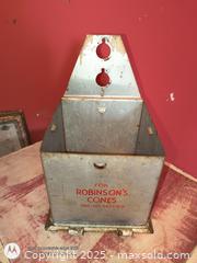 MaxSold Auction: ice-cream cone dispenser metal container - Loyalist (Ontario, Canada) SELLER MANAGED Estate Sale Online Auction - County Road 2