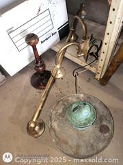 MaxSold Auction: lot of lamp fixtures one is brass - Loyalist (Ontario, Canada) SELLER MANAGED Estate Sale Online Auction - County Road 2