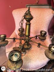MaxSold Auction: metal dark brushed bronze celing light fixture - Loyalist (Ontario, Canada) SELLER MANAGED Estate Sale Online Auction - County Road 2