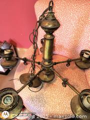 MaxSold Auction: metal dark brushed bronze celing light fixture - Loyalist (Ontario, Canada) SELLER MANAGED Estate Sale Online Auction - County Road 2