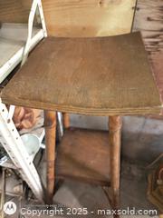 MaxSold Auction: oak table stand shelf - Loyalist (Ontario, Canada) SELLER MANAGED Estate Sale Online Auction - County Road 2