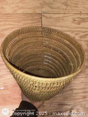 MaxSold Auction: old wicker waste basket curlly design - Loyalist (Ontario, Canada) SELLER MANAGED Estate Sale Online Auction - County Road 2