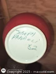 MaxSold Auction: signed art pottery red vase - Loyalist (Ontario, Canada) SELLER MANAGED Estate Sale Online Auction - County Road 2