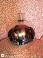 MaxSold Auction: silver glass round ball vase - Loyalist (Ontario, Canada) SELLER MANAGED Estate Sale Online Auction - County Road 2