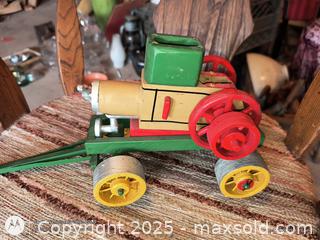MaxSold Auction: wooden tractor pull toy folk art - Loyalist (Ontario, Canada) SELLER MANAGED Estate Sale Online Auction - County Road 2