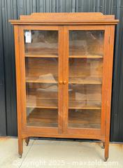 MaxSold Auction: Antique Mission Oak China Cabinet - Hamilton (Ontario, Canada) SELLER MANAGED Estate Sale Online Auction - Gertrude Street