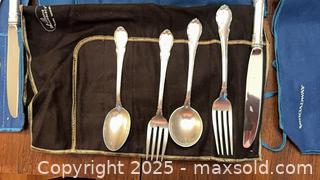 MaxSold Auction: Lunt Modern Victorian Sterling Silver Set  - Camarillo (California, USA) PARTNER MANAGED Estate Sale Online Auction - Village 20