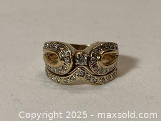 MaxSold Auction: 14KT Gold and Diamond Ring - North Vancouver (British Columbia, Canada) SELLER MANAGED Downsizing Online Auction - 14th Street West