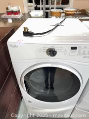 MaxSold Auction: Whirlpool he electric front-load dryer, white - Warwick (Rhode Island, USA) SELLER MANAGED Reseller Online Auction - Warwick Avenue