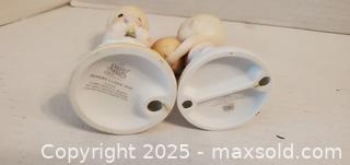 MaxSold Auction: (2) Precious Moments Figurines - females with ball  - Rockaway (New Jersey, USA) SELLER MANAGED Downsizing Online Auction - Miami Trail