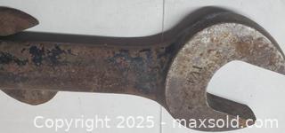 MaxSold Auction: 2 vintage automotive open end wrenches   - Rockaway (New Jersey, USA) SELLER MANAGED Downsizing Online Auction - Miami Trail