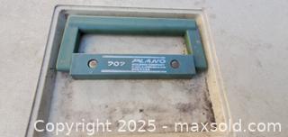 MaxSold Auction: Green &#38; Tan Plano tackle Box - Rockaway (New Jersey, USA) SELLER MANAGED Downsizing Online Auction - Miami Trail