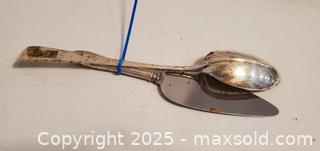 MaxSold Auction: large silverplate serving &#38; spoon  - Rockaway (New Jersey, USA) SELLER MANAGED Downsizing Online Auction - Miami Trail