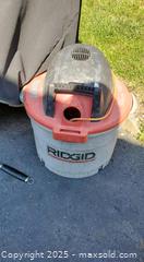 MaxSold Auction: RIDGET WET DRY SHOP VAC W/HOSE - WORKING- AS SHOWN  - Rockaway (New Jersey, USA) SELLER MANAGED Downsizing Online Auction - Miami Trail