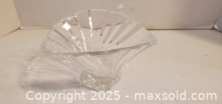MaxSold Auction: Thick Heavy Crystal Glass Candy Dish  - Rockaway (New Jersey, USA) SELLER MANAGED Downsizing Online Auction - Miami Trail