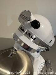 MaxSold Auction: KitchenAid Classic Tilt-Head Stand Mixer, 4.5 qt, White - Cornwall (Ontario, Canada) SELLER MANAGED Moving Online Auction - Emma Avenue