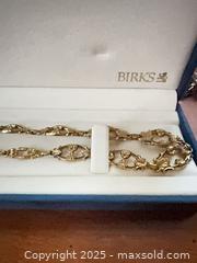 MaxSold Auction: 14 k Birks necklace ? - Toronto (Ontario, Canada) PARTNER MANAGED Estate Sale Online Auction - Edmund Gate