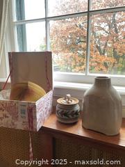 MaxSold Auction: 3 piece vase, bowl and ceramic - Toronto (Ontario, Canada) PARTNER MANAGED Estate Sale Online Auction - Edmund Gate